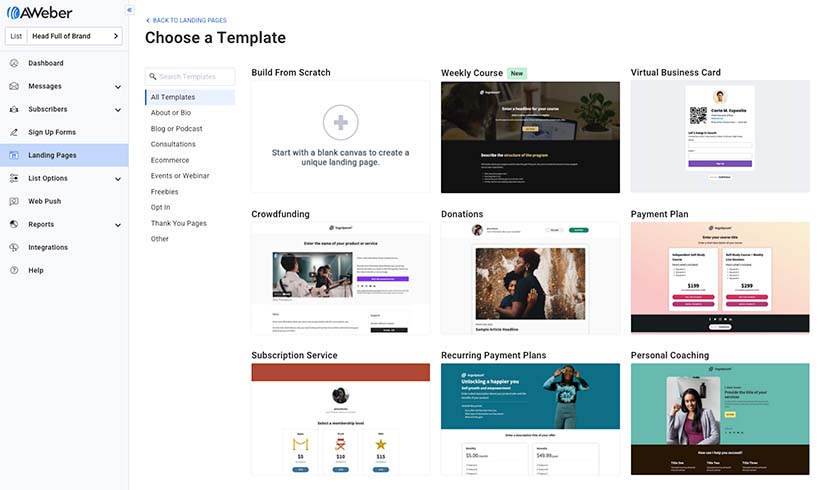 Landing Page Templates