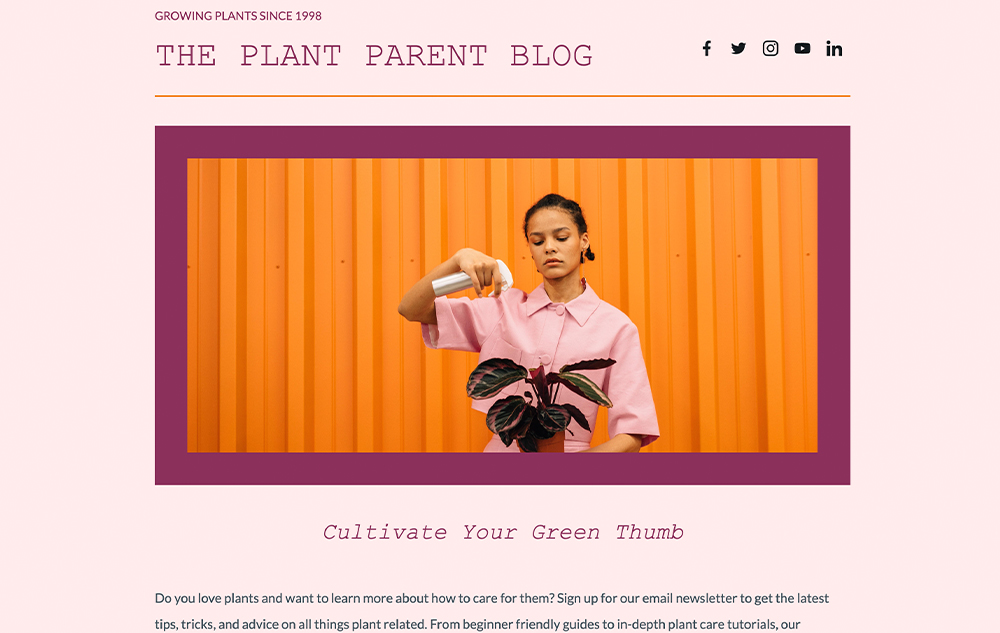 Blogger Sign Up preview