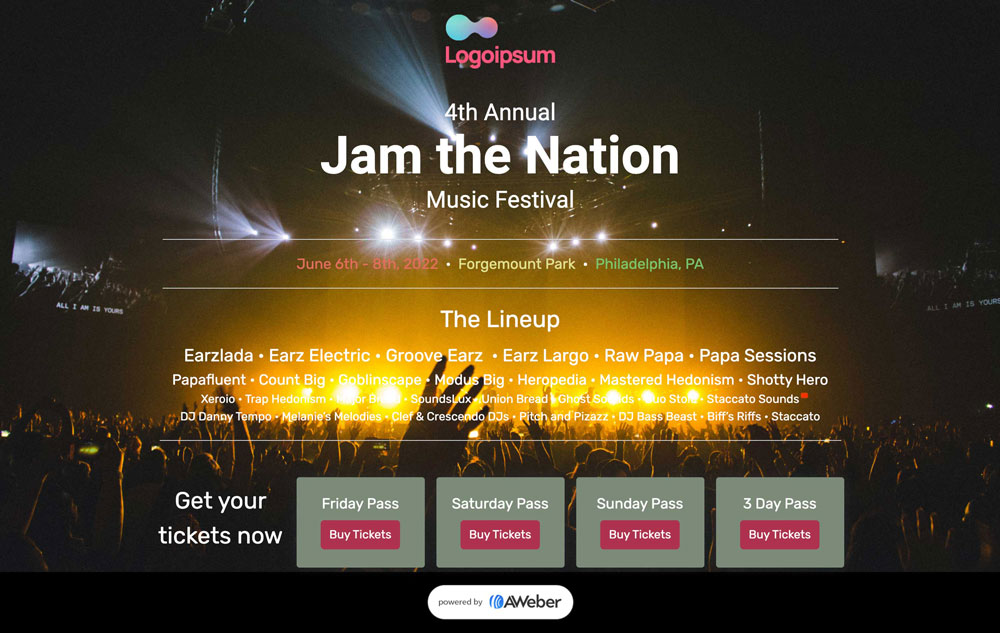 Music Promoter preview