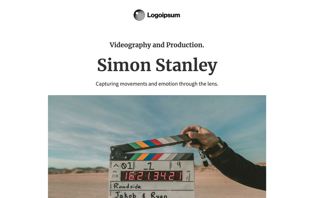 Videographer preview