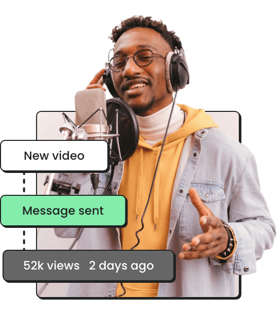 Musician with steps of YouTube automation