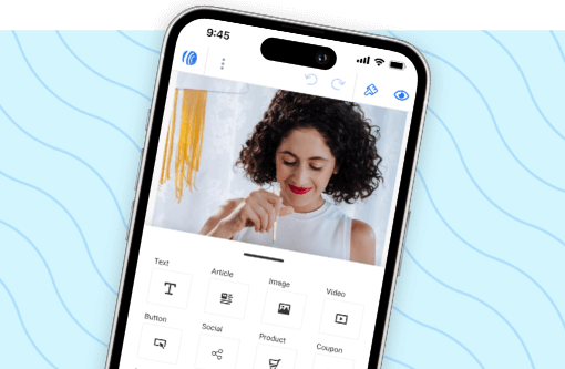 Editing email on phone