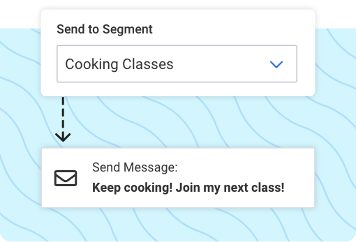 Sending an email to a segment