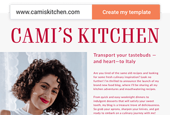 Email template created with Smart Designer