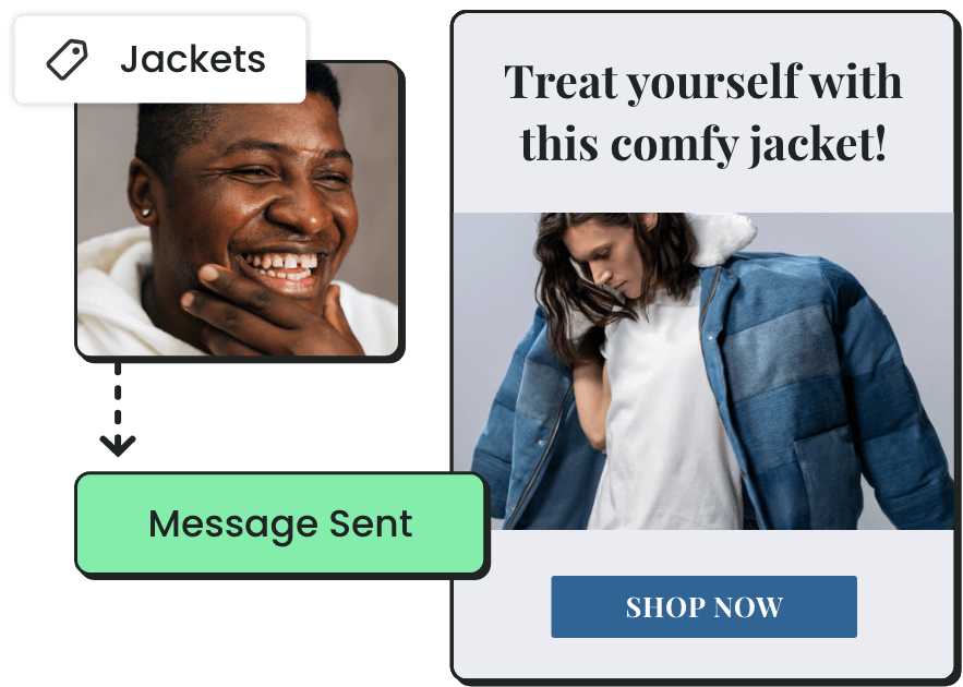 Send customers relevant emails