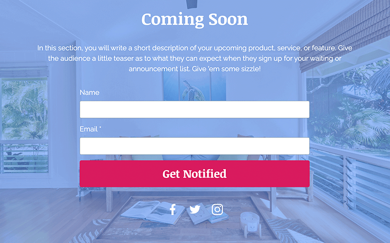 Coming Soon! preview