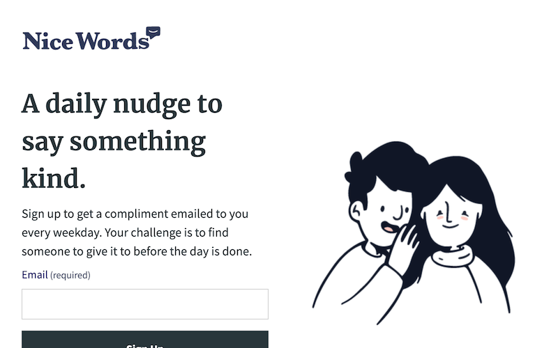 Newsletter Signup preview