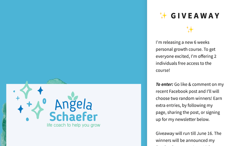 Social Giveaway preview